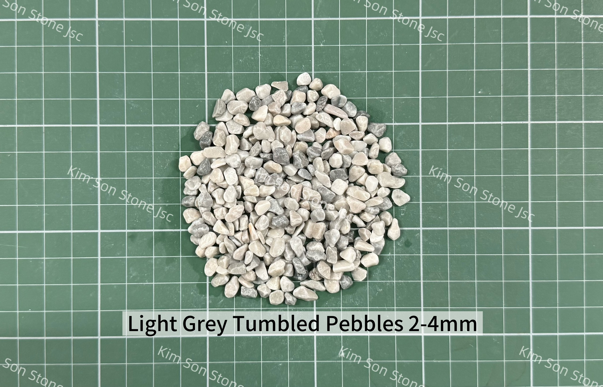 Light Grey Tumbled Pebbles