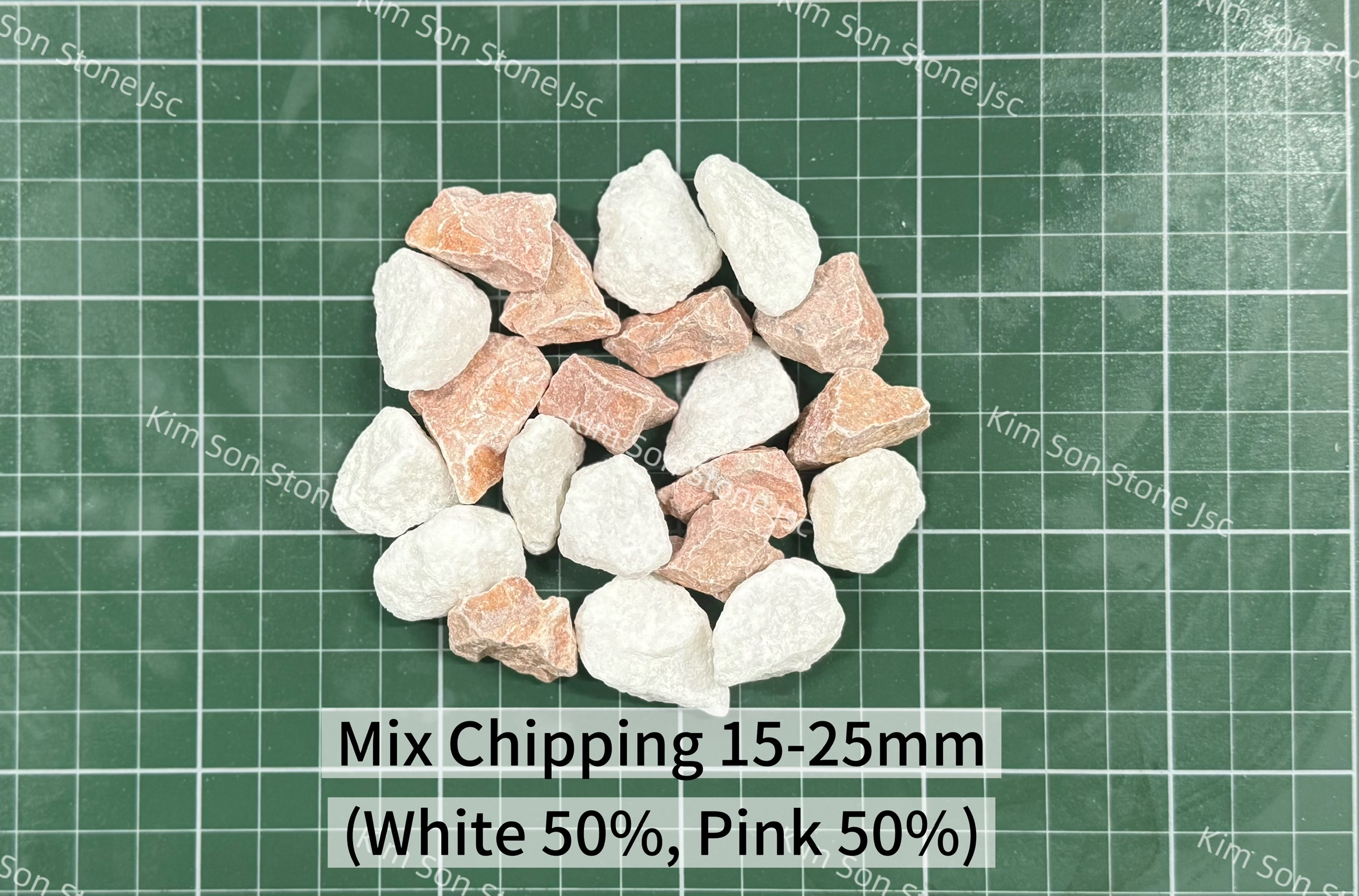 Mix Chiping White 50%, Pink 50%