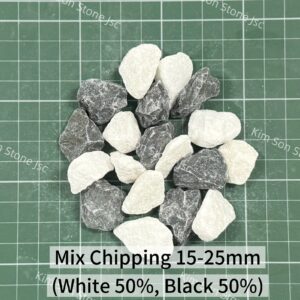 Mix Chiping White 50%, Black 50%