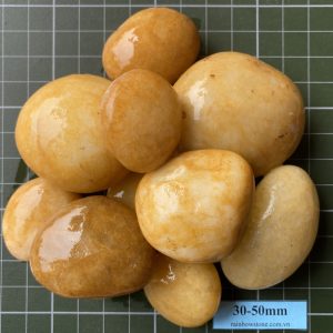 Yellow river pebbles