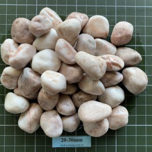 Pink tumbled pebbles